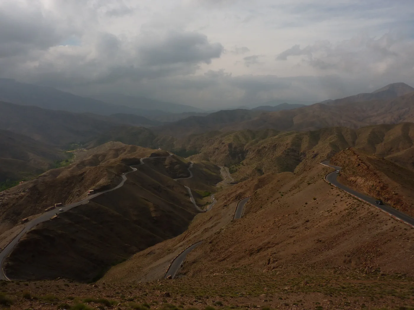 The High Atlas mountains on the road to Aït Benhaddou