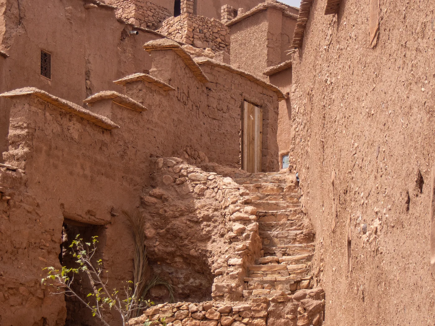 The tiered earthen kasbahs of Aït Benhaddou
